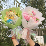 Sanrio Kuromi Cinnamoroll My Melody Hello Kitty Plush Bouquet