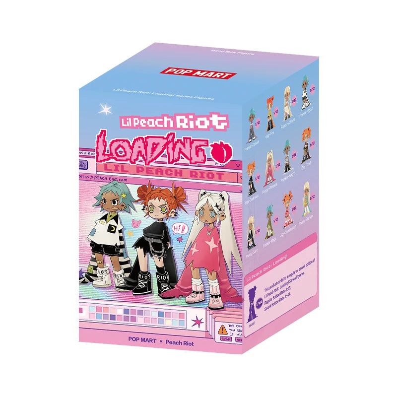 Lil Peach Riot Loading! シリーズ POP MART Lil Peach Riot: Loading! Series Loading Card Holder 1Box Premium  Design Gifts for Women Fan-Favorite Collectible Chic Art Toy Action Figure  :