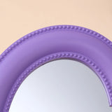Pink Love Heart-Shaped Cosmetic Mirror Makeup Wall Hanging Mirror