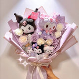 Sanrio Kuromi Plush Toy Bouquet - LoveJojo