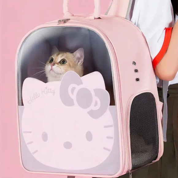 Kitty backpack best sale with window