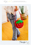 Red Strawberry Crossbody Bag Gold Chain