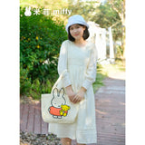 Miffy Bunny Canvas Tote Bag