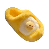Sanrio Gudetama Cute Soft Fluffy Home Slippers Warm Plush Shoes