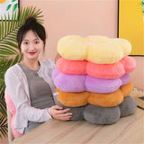 Fresh Colorful Pastel Flower Plush Toy Cushion