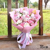Sanrio My Melody Hello Kitty Plush Flower Bouquet