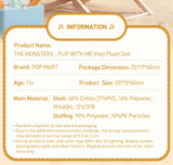 Genuine POP MART THE MONSTERS - FLIP WITH ME Vinyl Plush Doll