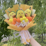 Bubble Tea Avocado Plushie Bouquet Milk Tea Boba