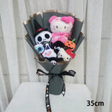 Sanrio Hello Kitty Halloween Cinnamoroll Kuromi Kawaii Plush Bouquet