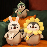 Penguin Dinosaur Sunflower Plush Toy - LoveJojo