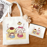 3 Piece Set PomPomPurin Canvas Tote Bag