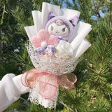 Sanrio My Melody Kuromi Cinnamoroll Hello Kitty Plush Toy Flower Bouquet (Copy) - LoveJojo