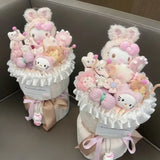 Kawaii Kuromi My Melody Hello Kitty Plush Doll Bouquet Sanrio