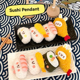 Japanese Cute Food Plush Pendant Sushi Keychain