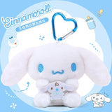Sanrio Hello Kitty Kuromi Melody Pochacco Cinnamoroll Plush Pendant Keychain