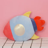 UFO Flying Saucer Space Rocket Plush Pillow Cushion - LoveJojo