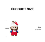 GENUINE POP MART LABUBU THE MONSTERS × HELLO KITTY - Vinyl Plush Doll