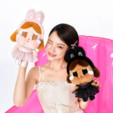 GENUINE POP MART CRYBABY SHINY SHINY SERIES Plush Doll PINK / BLACK Blind Box