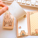 Capybara Stationery Mini Portable Notebook