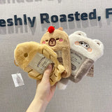 Sanrio Hello Kitty Plush Card Case Holder Keychain Kuromi My Melody Hangyudon Pochacco Cinnamoroll