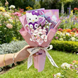 Sanrio Rose Hydrangea Hello Kitty Plush Bouquet