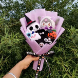 Sanrio Hello Kitty Halloween Cinnamoroll Kuromi Kawaii Plush Bouquet