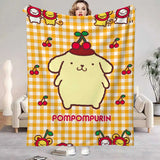 Sanrio PomPomPurin Fleece Throw Blanket