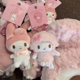 Sanrio Kawaii My Melody & My Sweet Piano Plush Keyring