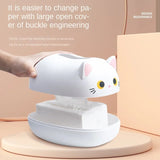 Kawaii Cat Tissue Box Kitchen Napkin Storage Box Paper Container Holder Home Decoration