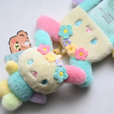 Sanrio Usahana Flower Rabbit Plush ID Card Case Keychain