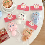 Cute Plush Cat Keychain – Kawaii Long Tailed Doll, Bag Pendant Accessory - Dimensions: 7.5 * 11cm, 7.5 * 10.5cm