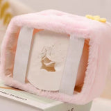 Star Kirby Plush Tissue Box Storage Pink Holder Case Home Decoration