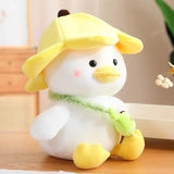 Kawaii Plush Duck Stuffed Soft Animal With Flower Hat