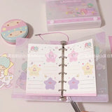 Sanrio Kawaii Little Twin Stars A7 Filofax Folder
