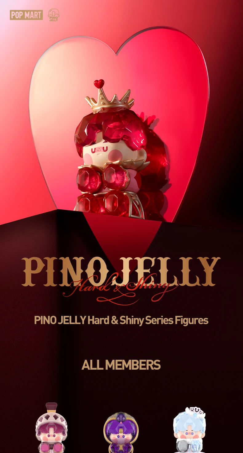 Genuine Pop Mart Pino Jelly Hard & Shiny Series Figures Blind Box