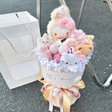 2026 Sanrio Hello Kitty My Melody Kawaii Plush Bouquet