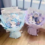Sanrio My Melody Hello Kitty Kuromi Cinnamoroll PomPomPurin Plush Bouquet