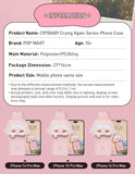 GENUINE POP MART CRYBABY Crying Again Series - Phone Case for iPhone 14 Pro Max/ iPhone 15 Pro Max/ iPhone 16 Pro Max