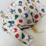 MIffy Patterned Fold-Up Umbrella