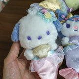 Sanrio Mermaid Cute Kuromi Hello Kitty Pochacco Plush Keyring