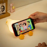 Duck Rechargeable LED Night Light Pat Silicone Lamp Bedside Nightlight