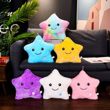 Luminous Star Plush Glowing LED Stars Cushion - LoveJojo