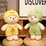 27-55cm Anime Cosplay Dinosaur Bear Plush Toy Cute Stuffed Animals Bunny Duck Plushies