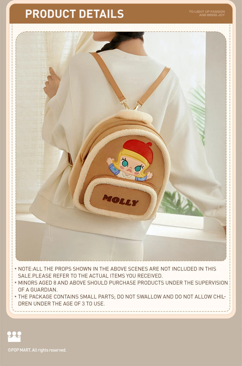Classic Bag シリーズ MOLLY バックパック Genuine Pop Mart Classic Bag Series - Molly Backpack – LoveJojo