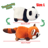 Double-Sided Panda Raccoon Plush Toy Red Panda - LoveJojo