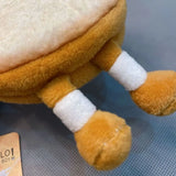 Toast Bread Plush Coin Purse Bag Keychain