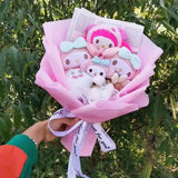 Sanrio Hello Kitty Kuromi Cinnamoroll Plush Bouquet