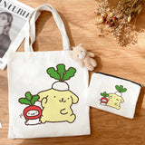 3 Piece Set PomPomPurin Canvas Tote Bag