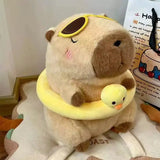 Kawaii Snack Attack: Hamburger Capybara Dog Pig Capibaras Pizza Bubble Tea Cushion Plush