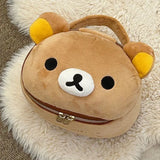 San-X Rilakkuma Bear Plush Zipped Makeup Case